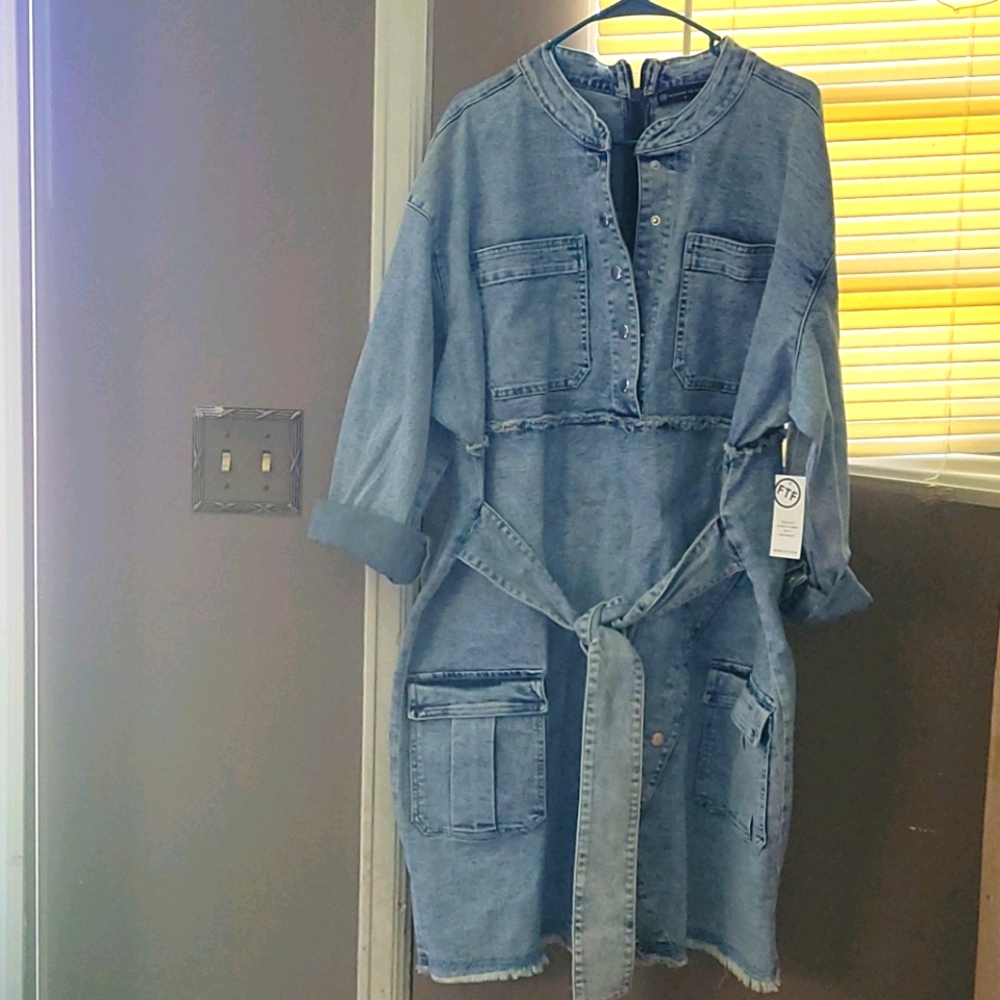Trendy Denim Dress